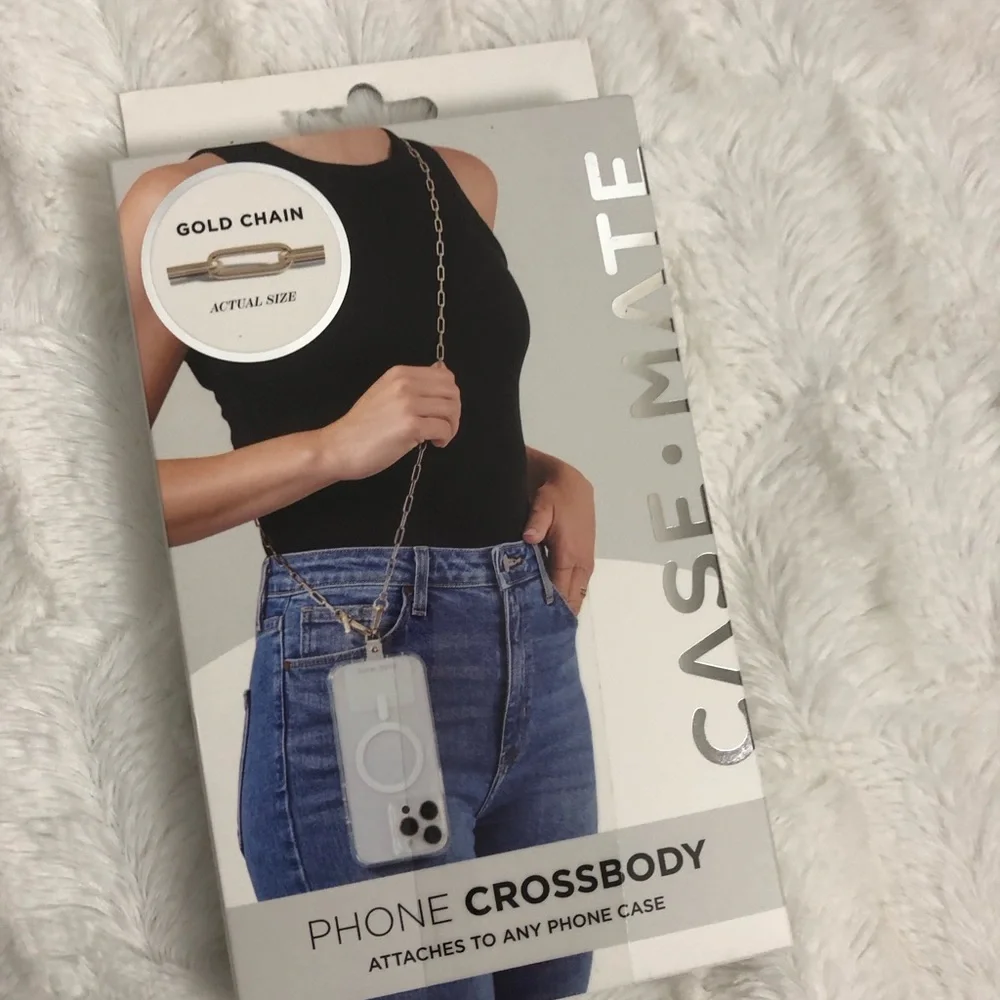 case-mate Gold Chain Crossbody Phone Strap - Gold